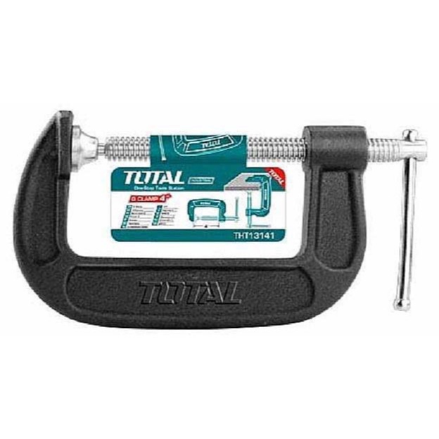 Cảo chữ C Kẹp gỗ chữ G ( C) 4 5 6 &quot;  inch Total 4 &quot; THT13141,  5&quot; THT13151, 6&quot; THT13161 Chất liệu thép cao cấp