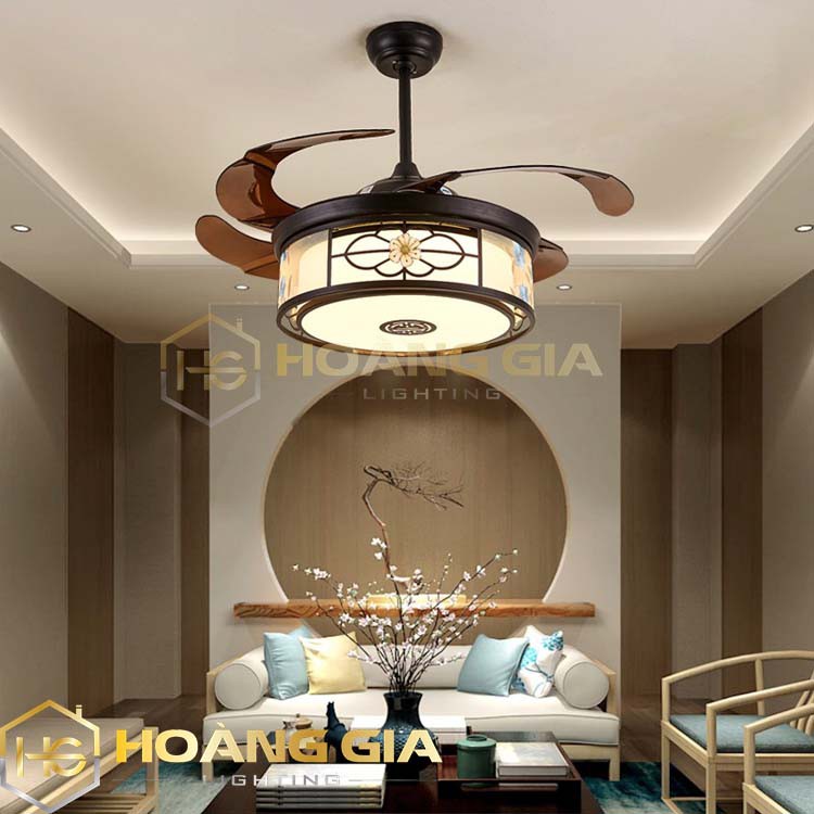 Quạt Trần Đèn 🌟 Quạt Trần Trang Trí A8122 🌟 Ba Chế Độ Led 🌟 Tặng Điều Khiển Từ Xa Thông Minh | BigBuy360 - bigbuy360.vn