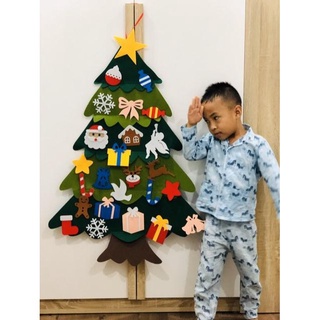 CÂY THÔNG NOEL VẢI DẠ ( Tặng kèm đèn Led)  toy.garden