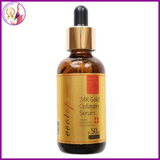 SERUM DƯỠNG ẨM TRẮNG DA 24K GOLD COLLAGEN ECOTOP 50ML