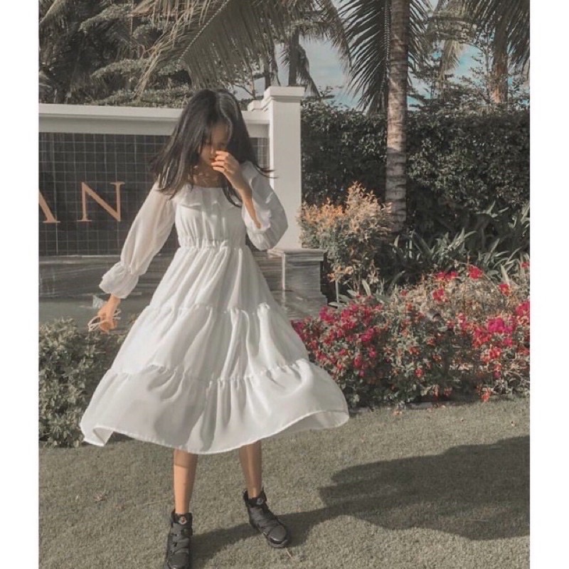 Váy bbd 🌸 Váy babydoll maxi tua ngực dài công chúa tiểu thư bánh bèo style Ulzzang dành cho nữ PHULA V04 | BigBuy360 - bigbuy360.vn