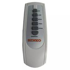 Remote  điều khiển từ xa  quạt Senko (Phụ kiện) - Chưa có pin kèm theo