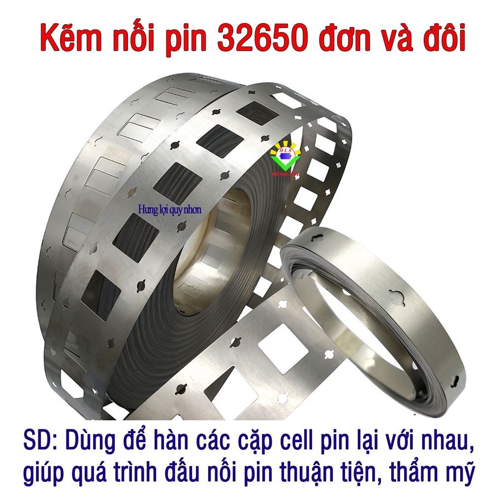 Kẽm nối pin 32650 loại đơn và đôi dành cho khung nhựa