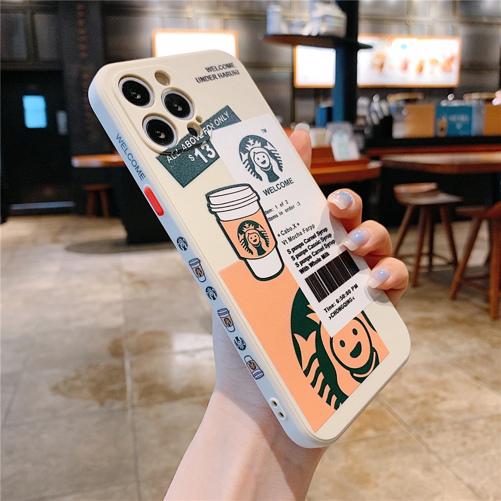 Ốp điện thoại mềm hình Snoopy Starbucks cho VIVO Y20 Y12S Y17 Y15 Y12 Y11 Y30 Y50 Y51 2020 Y91 Y93 Y95 V21 V20 SE