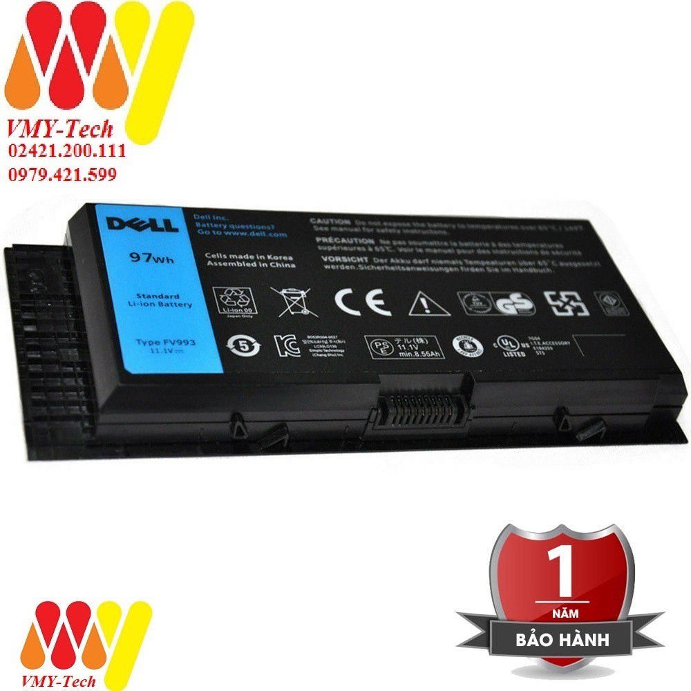 Pin Laptop Dell Inspiron G5 5590 G7 7590 7790 Alienware M15 2018 Series M17 1F22N ALW15M XRGXX. Bảo hành toàn quốc