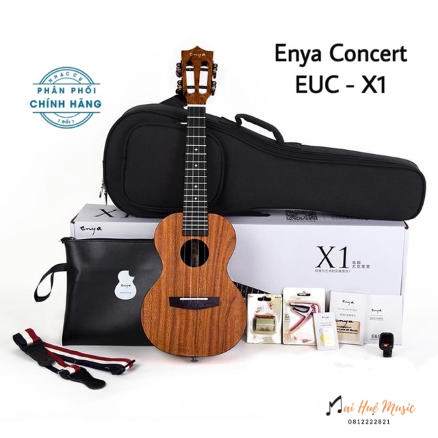 Đàn Ukulele Enya EUC - EUT X1 chính hãng , tặng đầy đủ phụ kiện hãng