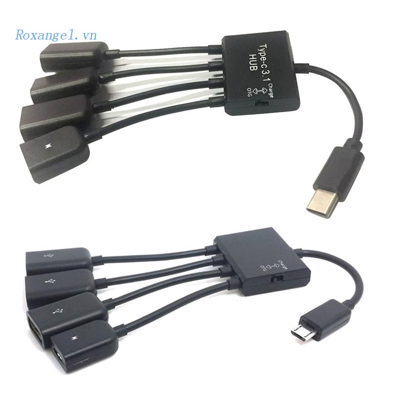 Bộ Chia Cổng OTG USB C Đa Năng 1 Cho MacBook Hoặc Laptop