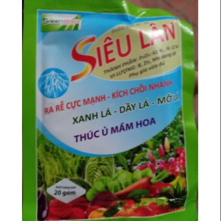 Siêu lân xanh gói 20g