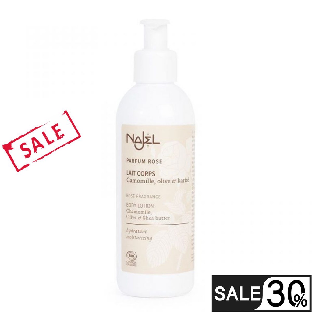 Sữa dưỡng da mùi hoa hồng làm từ hoa cúc, oliu và kem bơ 200ml | BigBuy360 - bigbuy360.vn