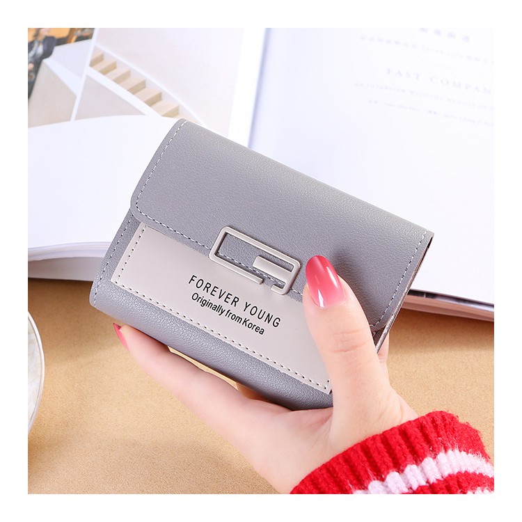 Ví Nữ Mini From Korea FOREVER YOUNG Khóa Cách Điệu