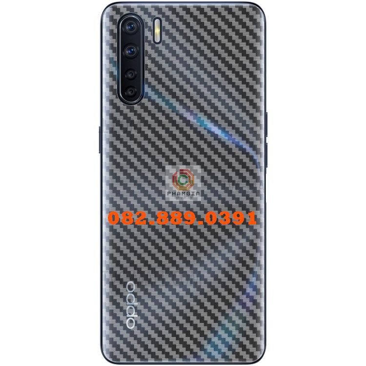 Miếng dán mặt lưng skin carbon Oppo A31 2020/ A91