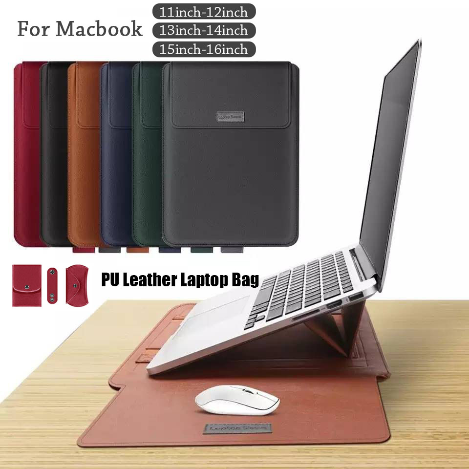 Túi Da Pu Đựng Laptop Đa Năng Cho Macbook Air Notebook