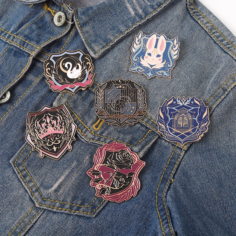 Ghim cài áo QIHE JEWELRY 6 phong cách làm quà tặng cho bạn bè