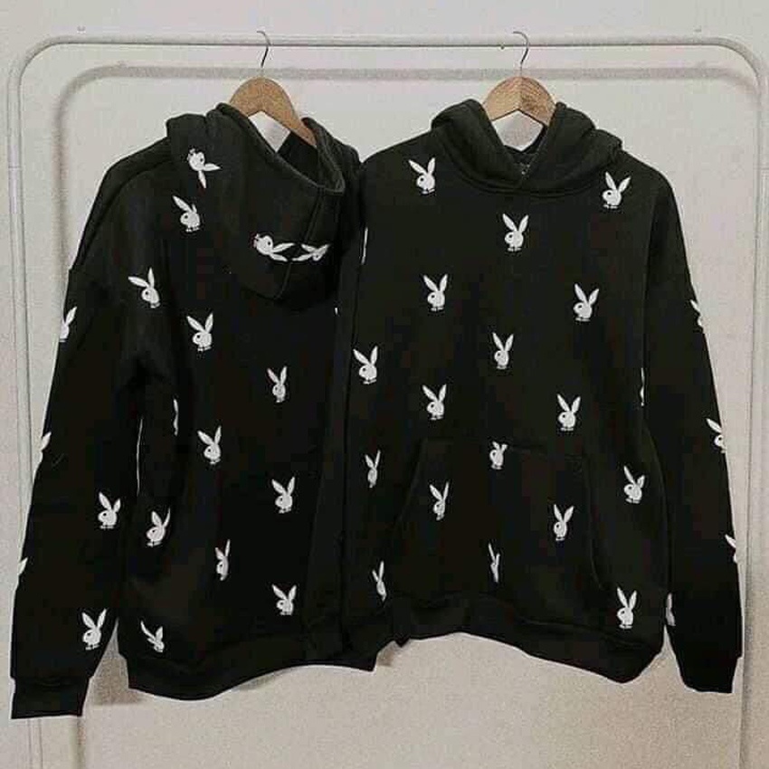 Áo Hoodie Thỏ Dáng Rộng ❤ Áo Nỉ Có Nón Dày Dặn NVA190