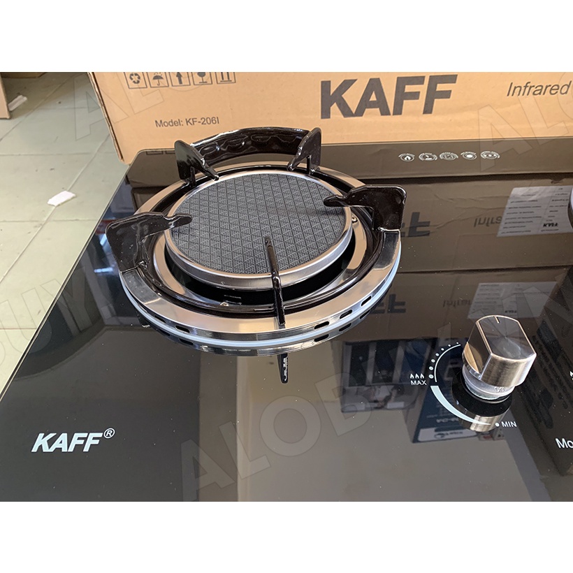 Bếp gas âm hồng ngoại KAFF KF-206i - Đầu đốt lớn 155mm, 2 vòng nhiệt - Bảo hành chính hãng 3 năm