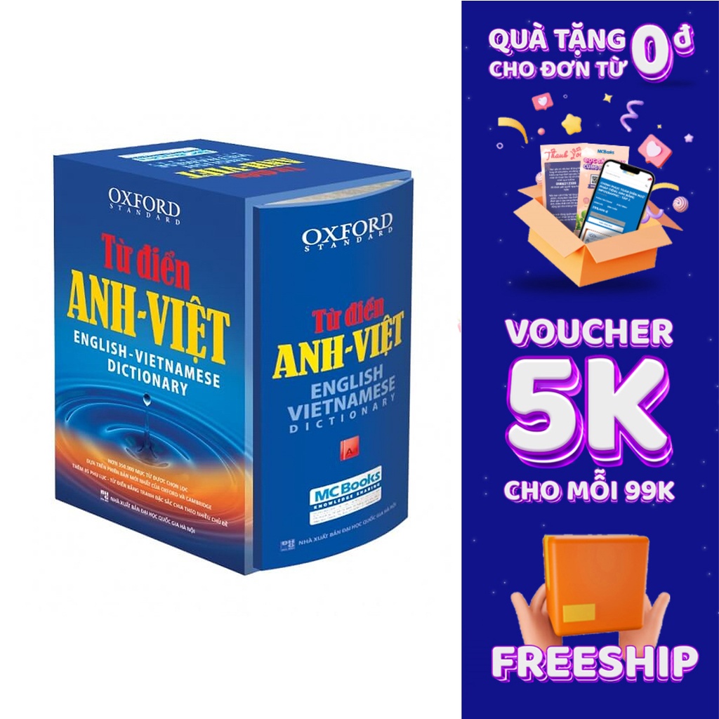 Sách -Từ Điển Oxford Anh Việt 350.000 Từ