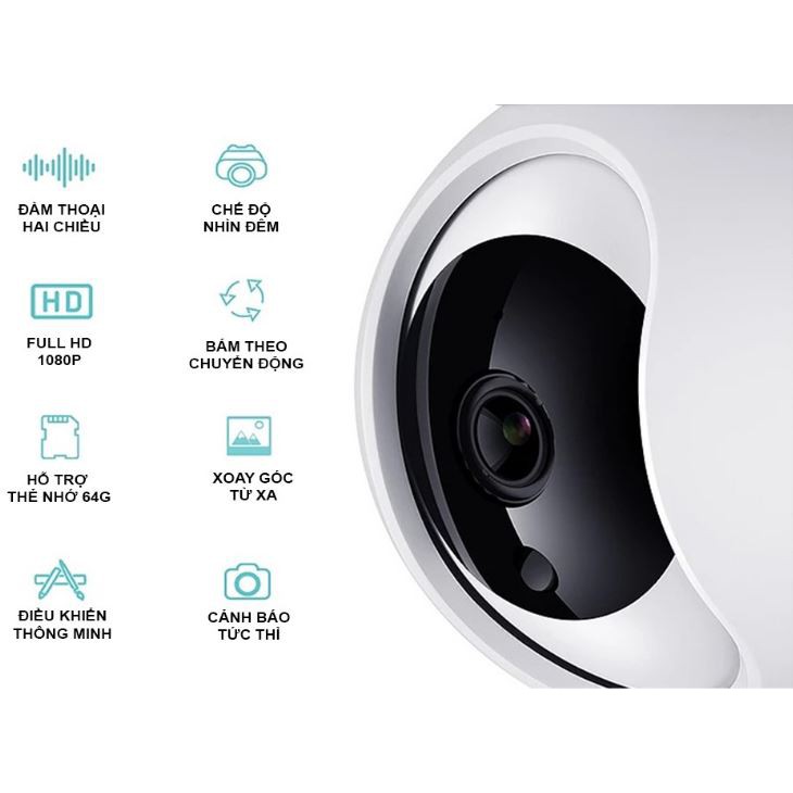 Camera thông minh Tuya Smart độ phân giải 2.0MP 3.0MP 5.0MP 1080p HD bảo hành 12 tháng kết nối wifi