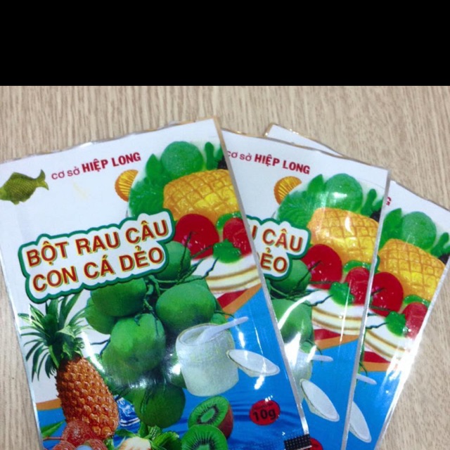 Bột rau câu con cá dẻo