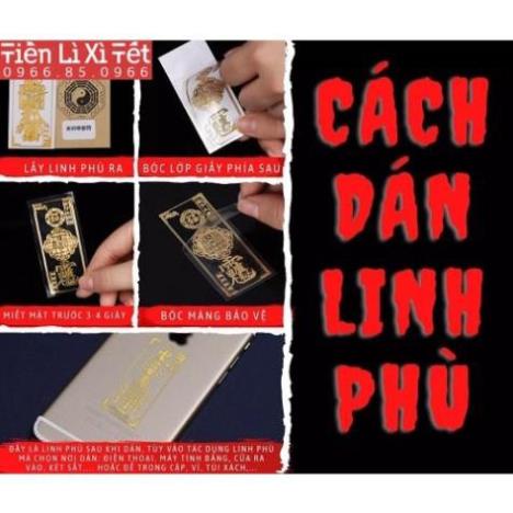 Linh Phù dán điện thoại, Linh phù tài lộc, Linh phù Song ngư
