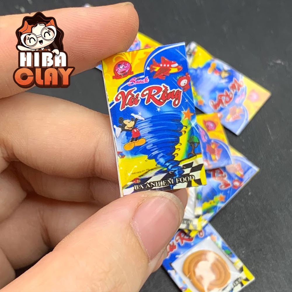 1 Gói vòi rồng minifood, đồ ăn tí hon, đồ ăn mini mô hình cho búp bê DIY