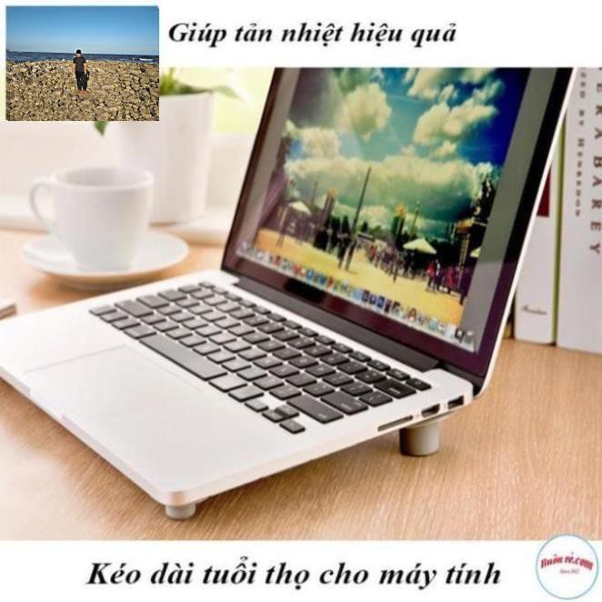 Set 4 Nút Silicon Kê Chân Laptop Tản Nhiệt Khả Năng Chống Trơn Trượt 00896