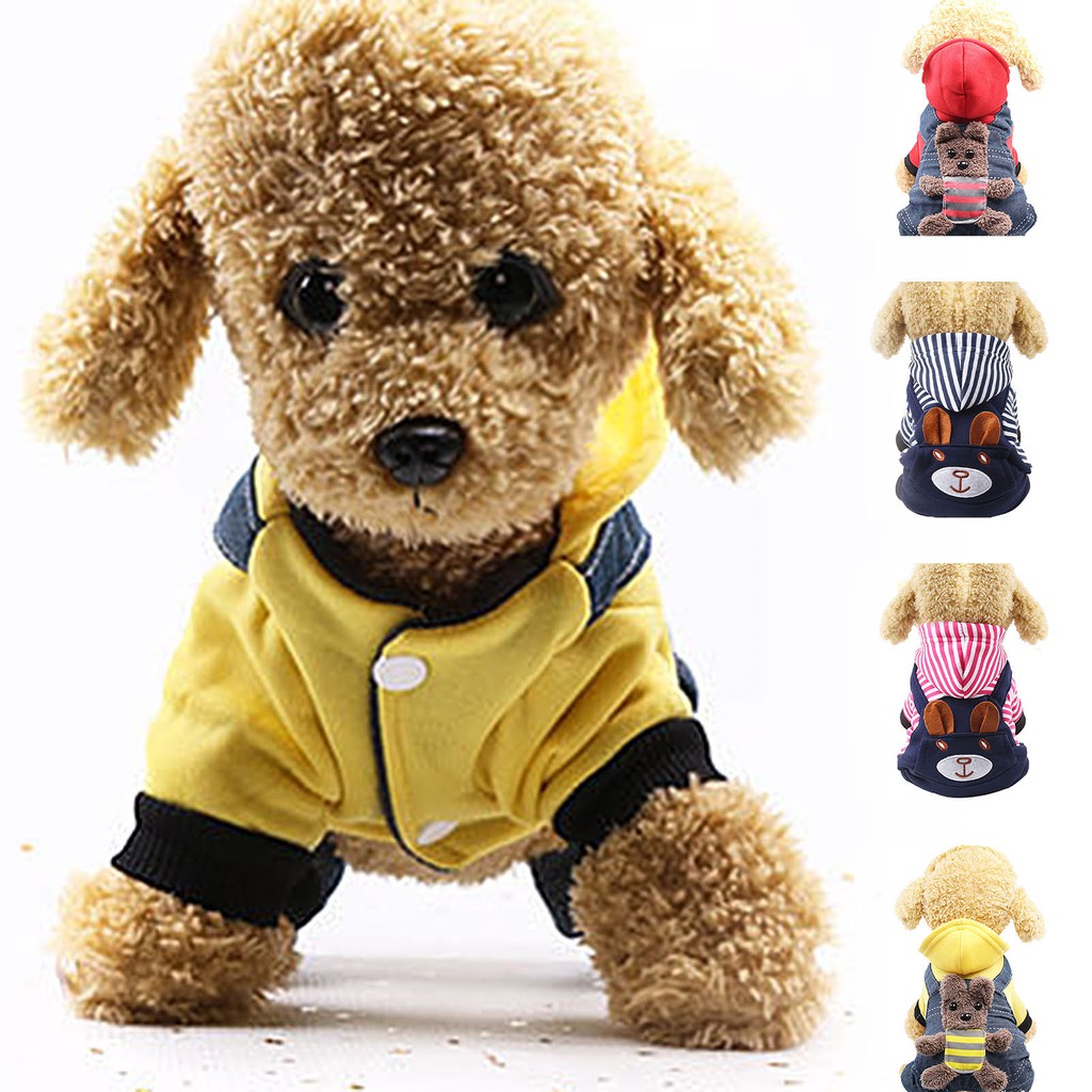 Bộ Quần Áo Giữ Ấm Thời Trang Đáng Yêu Cho Thú Cưng