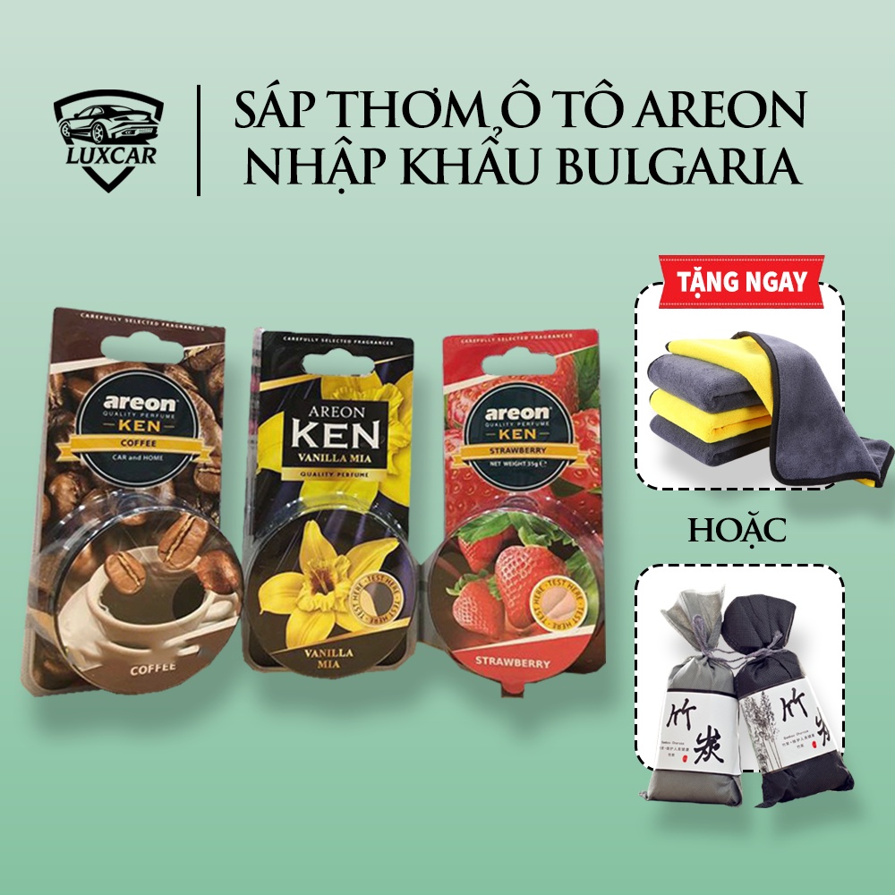 Sáp thơm nước hoa ô tô AREON KEN cao cấp | Sản phẩm chính hãng - Hàng nhập khẩu Bulgaria