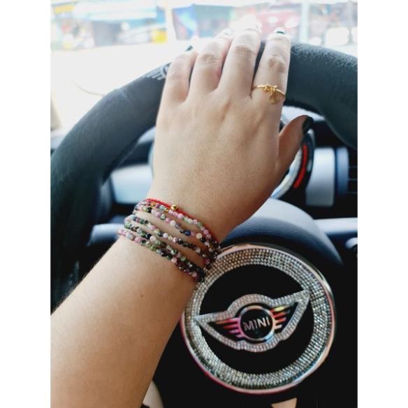 Vòng tay phong thủy đá tourmaline tài lộc - may mắn - bình an