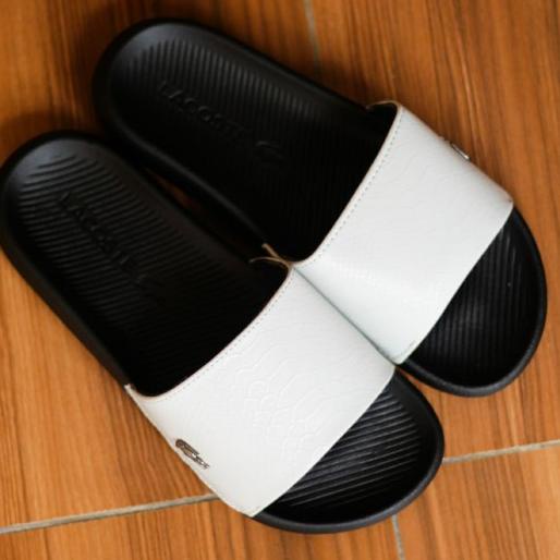 Giày Sandal Lacoste Bạc Chính Hãng Bnwb