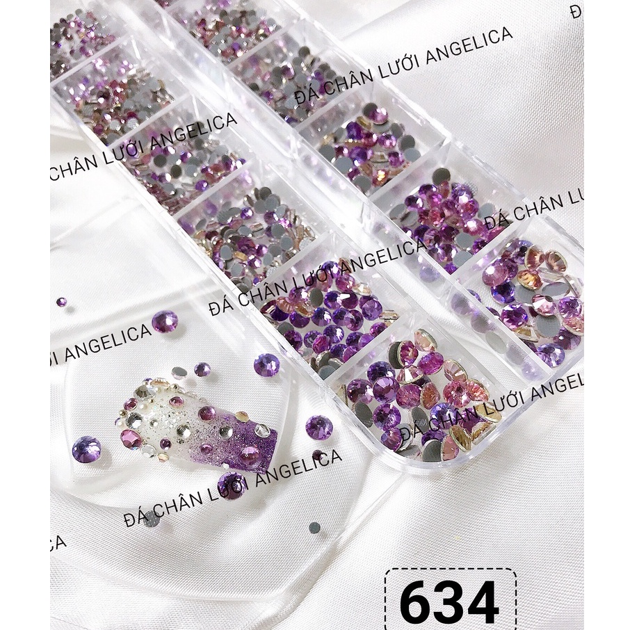Đá Chân Lưới 14 Khía Phantom Violet ANGELICA 634