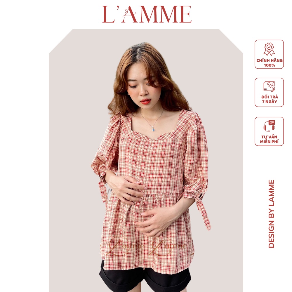 Áo bầu MONO chất vải kate cao cấp cho cảm giác mát, thoải mái khi mặc được thiết kể bởi LAMME