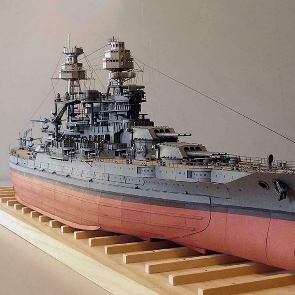 Mô Hình Máy Bay Chiến Đấu 3d Diy Tỉ Lệ 1: 250 Uss Arizona Bb-39