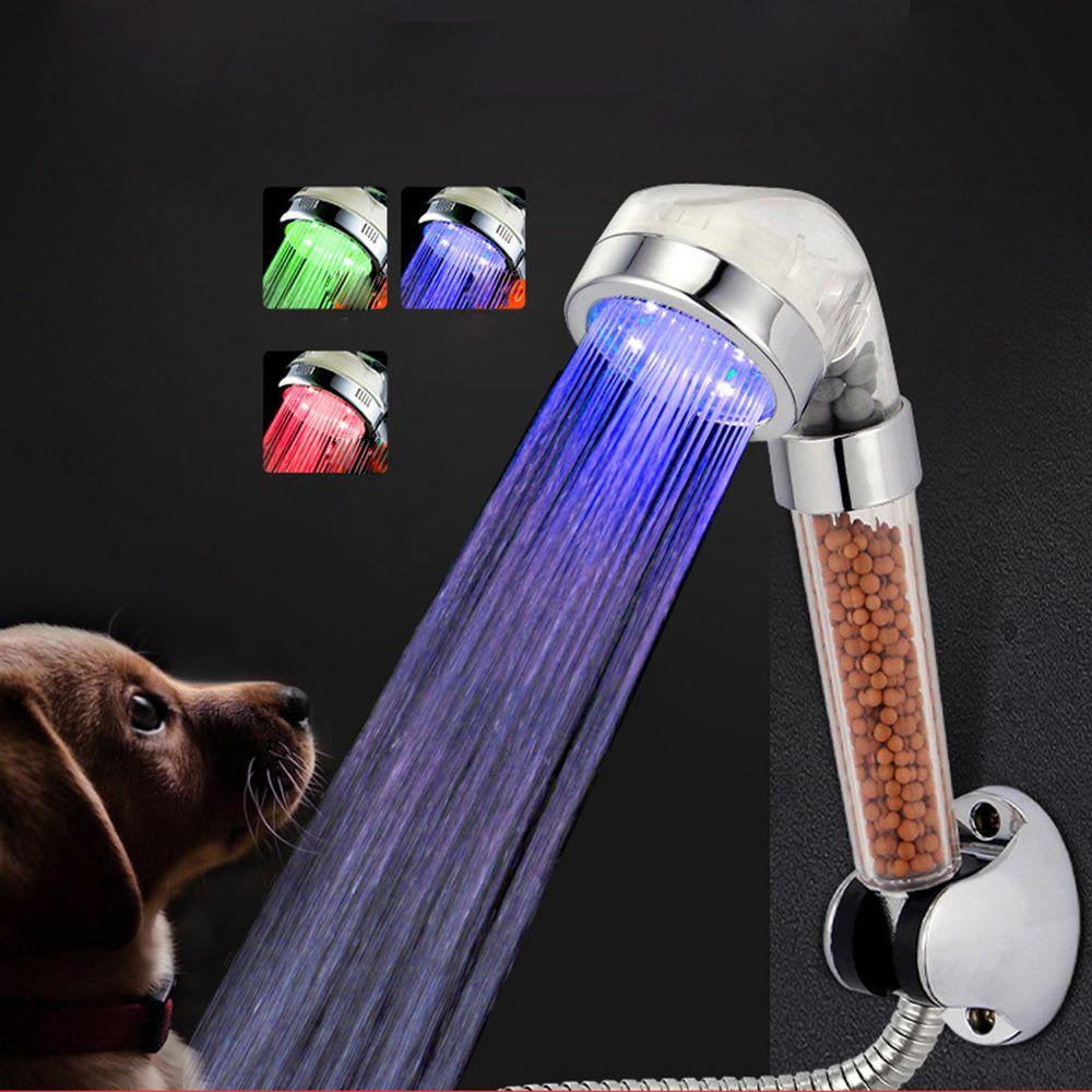 Vòi Hoa Sen Có Đèn LED Áp Suất Cao