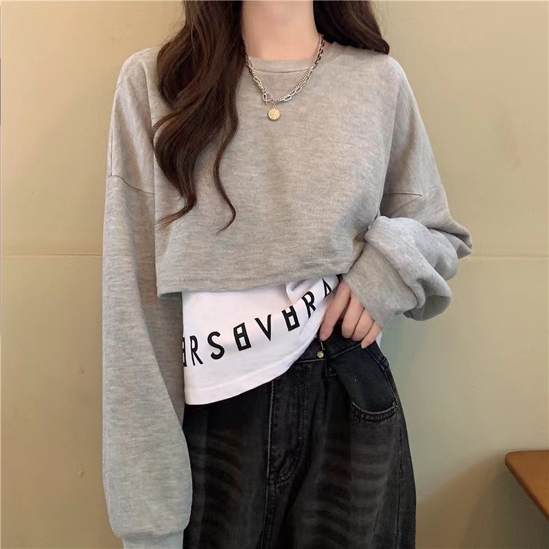 Áo Sweater Thể Thao Thiết Kế Mới Thời Trang Theo Phong Cách Hàn Quốc Cho Nữ