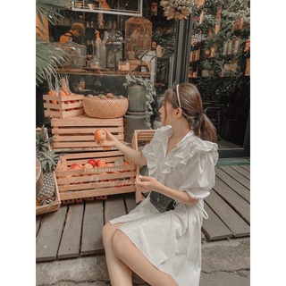 đầm bigsize cột eo tiểu thơ