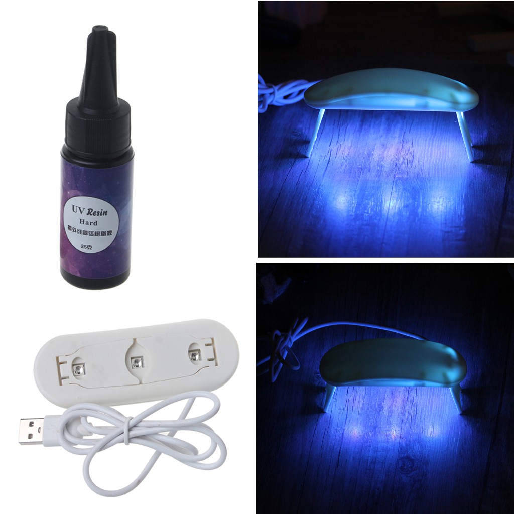 Máy Sấy Khô Trang Sức Uv Resin &amp; 6w 25g Led Uv