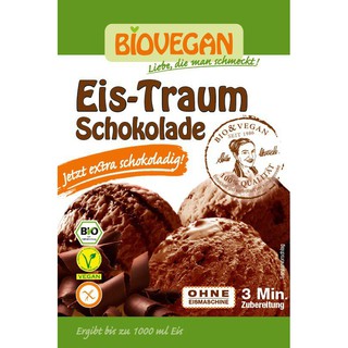 Bột làm kem hữu cơ Biovegan vị chocolate 89g