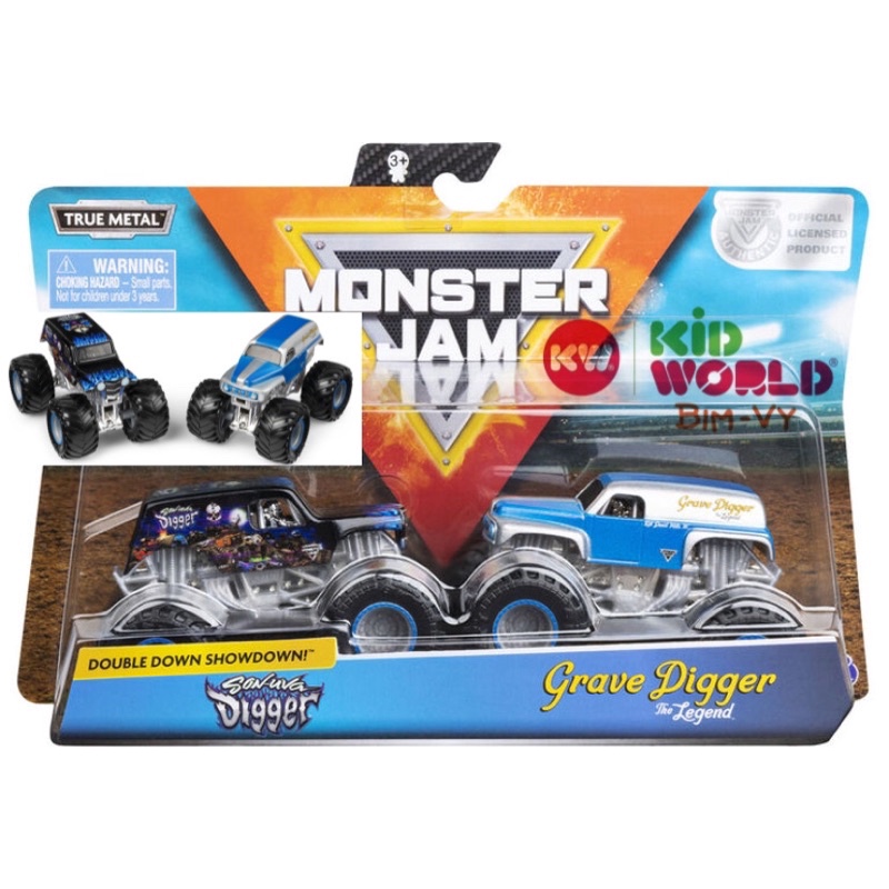 Xe mô hình Monster Jam Pack 2 Son-Uva Digger &amp; Grave Digger The Legend 20116869.