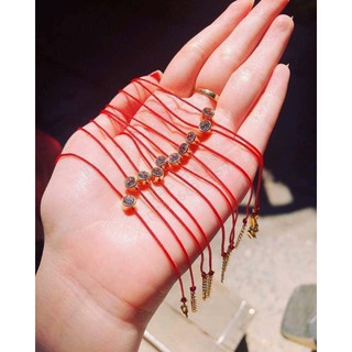 VÒNG TAY CHỈ ĐỎ KIM VÀNG MAY MẮN