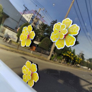 Hoa đào mai 3D trang trí tết (loại dán)