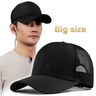 Mũ lưỡi trai vải lưới mát phong cách hiphop dành cho nam cỡ lớn 62-65cm