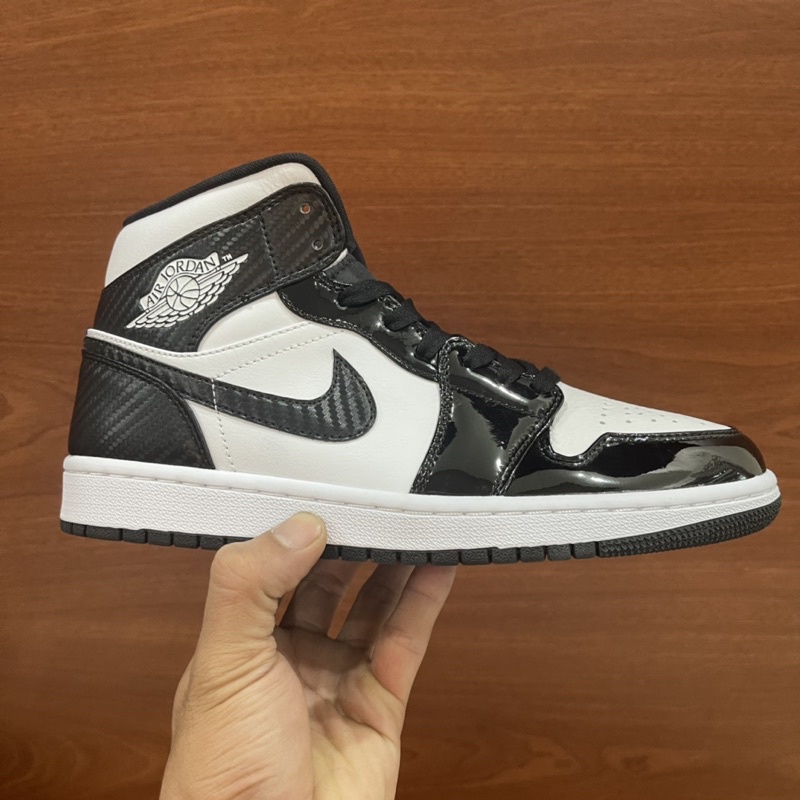 [ Bản Cao Cấp ] Giày thể thao sneaker jordan 1 mid se Carbon - Fullbox kèm dây phụ