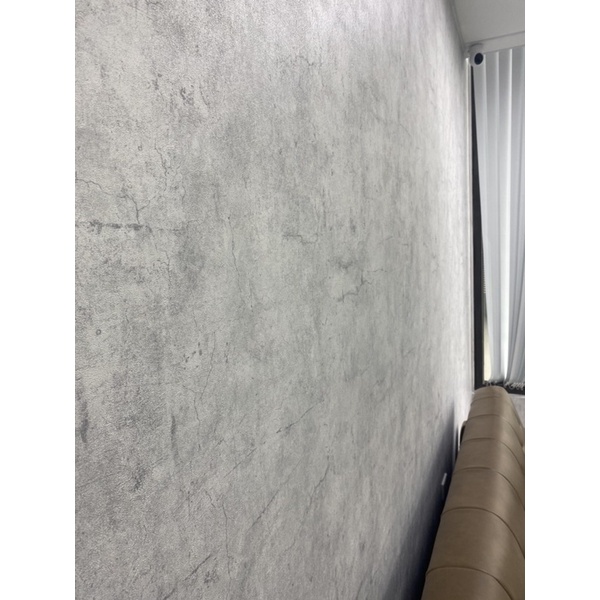 Giấy Dán Tường Hàn Quốc Bê Tông Xi Măng bề mặt nhám sần dài 15,6 x rộng 106cm=16,5m2