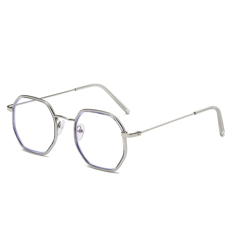 kính cận có độ -1.0~6.0 /Kính cận chống tia sáng xanh phong cách hàn quốc cho nữ/gọng kính cận kim loại gọng vuông/kính thời trang nam nữ