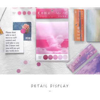Set 10 dot stickers aesthetics sky
