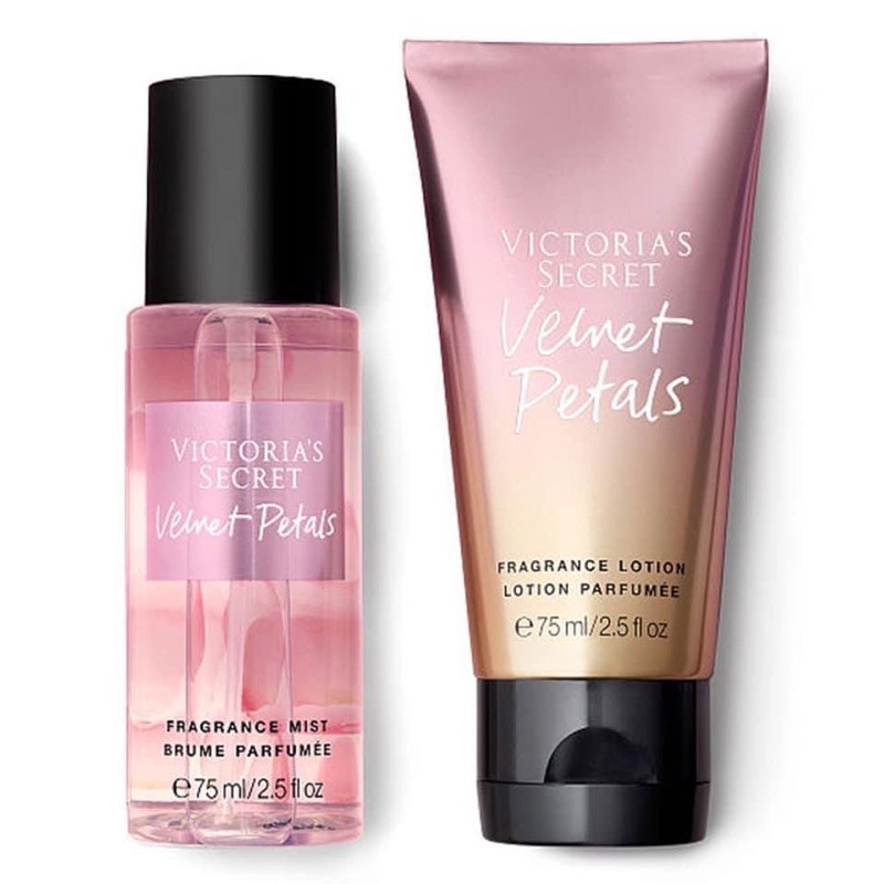 Bộ set 2 chai Dưỡng thể (Lotion) và xịt thơm cơ thể (Mist) Victoria’s Secret (hàng Mỹ)