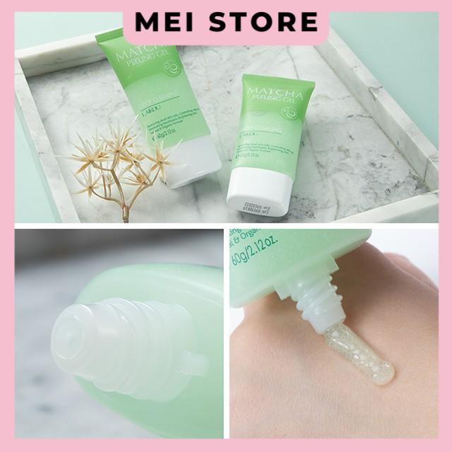 Gel Tẩy Tế Bào Chết Da Mặt Matcha Trà Xanh Laikou Peeling Gel 60g