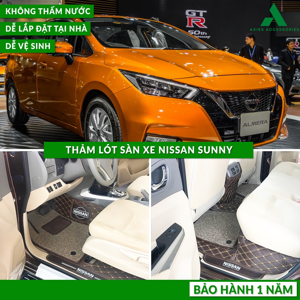 [GIÁ TẬN XƯỞNG][Hình Thật] Thảm Lót Sàn Xe Ô Tô NISSAN SUNNY - Chống Nước, Chống bẩn, Dễ Lắp Giá Xưởng