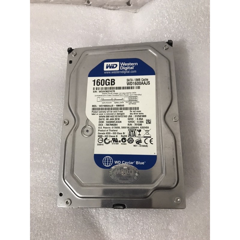 ổ cứng 160gb western