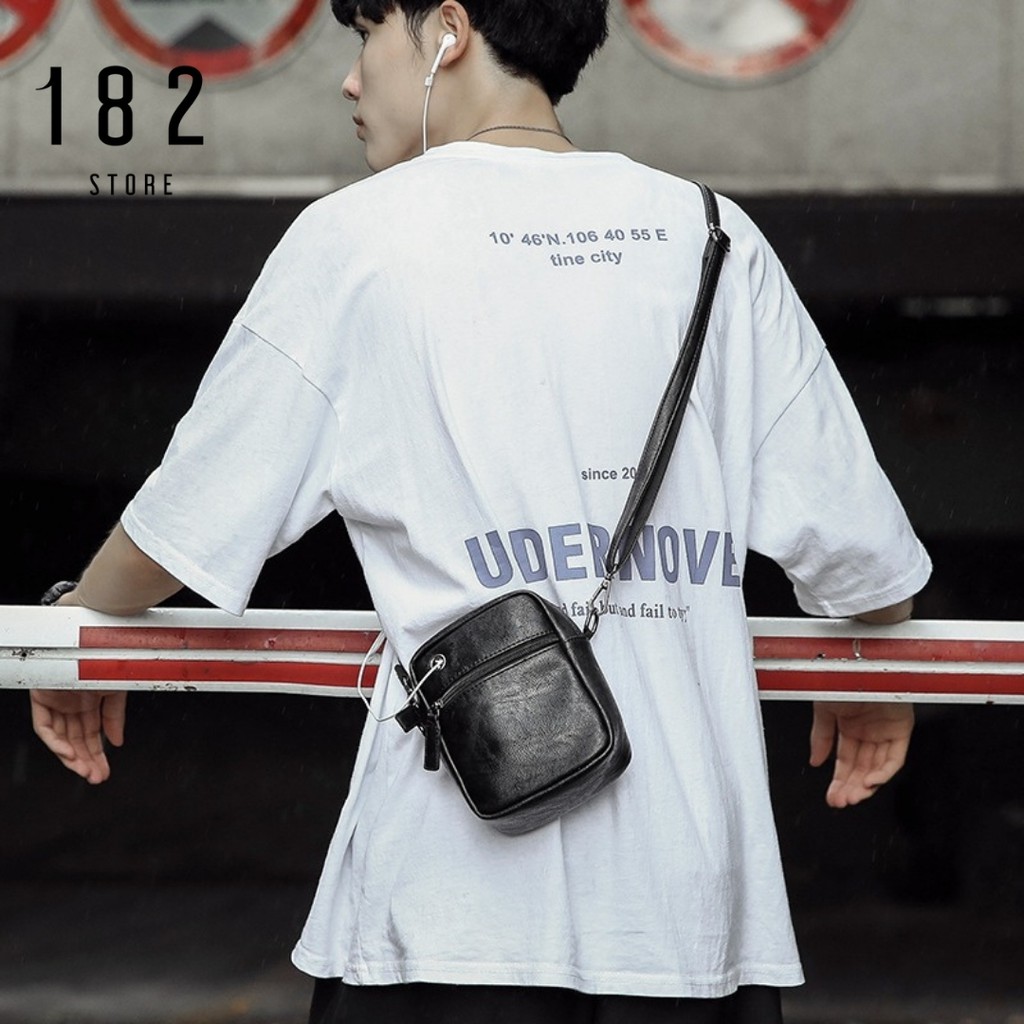 [HOT TREND] Túi Đeo Chéo Nam Nữ Mini Bag Da Mềm Mịn Cao Cấp Tiện Lợi - Túi Đeo Vai - 182 STORE